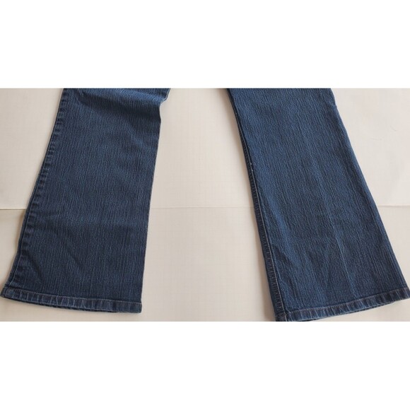 Nine West Bootcut Back Flap Pockets Women's size 16 Dark Wash Blue Denim jeans - Picture 10 of 13